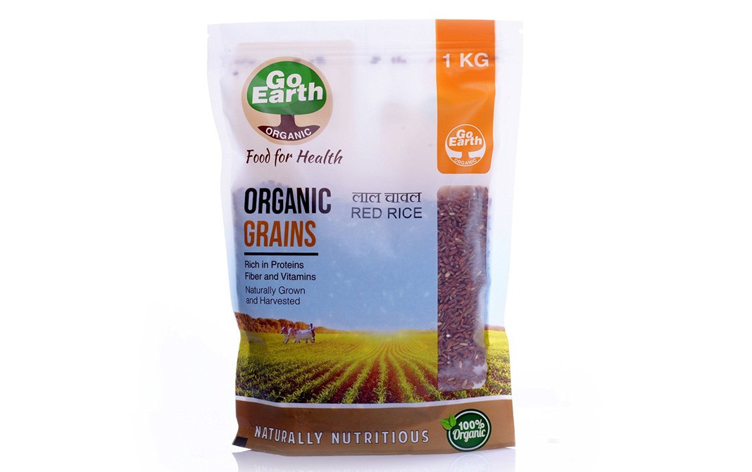 Go Earth Organic Red Rice    Pack  1 kilogram